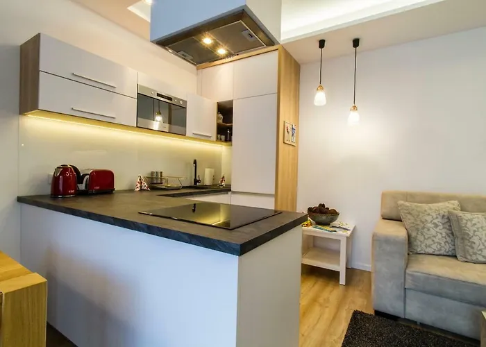 דירה Pajo I -rezydencja Tatry--grota Solna--taras--garaz Podziemny זקופאנה